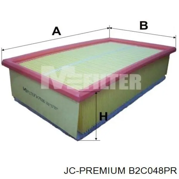 Купити B2C048PR JC Premium Автомобільний фільтр повітря