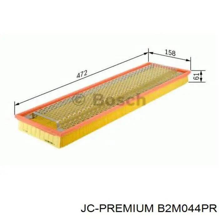 Купити B2M044PR JC Premium Автомобільний фільтр повітря