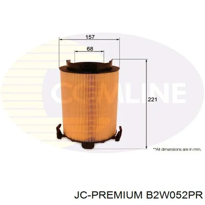 Купити B2W052PR JC Premium Автомобільний фільтр повітря