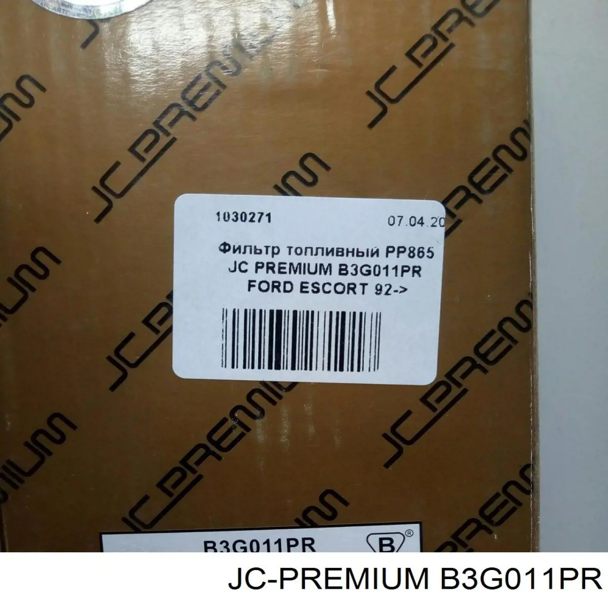Паливний фільтр B3G011PR JC Premium
