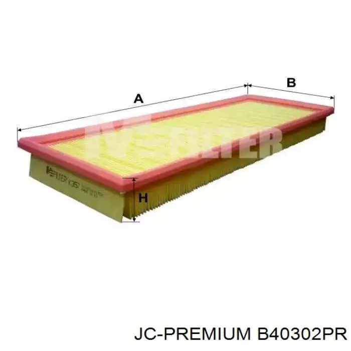 Фільтр повітряний обігрівача JC Premium B40302PR ціна, від 7.33 USD
