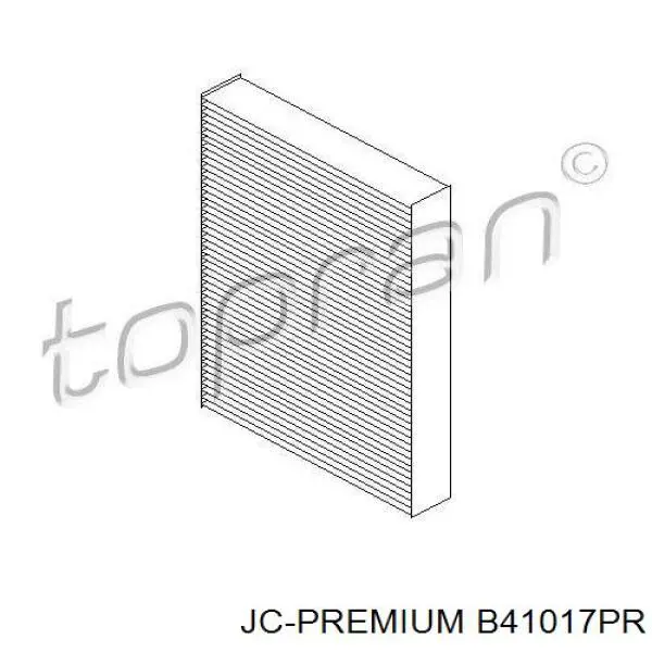 Фільтр повітряний обігрівача JC Premium B41017PR ціна, від 3.17 USD