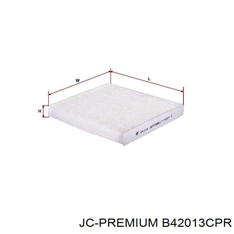Купити B42013CPR JC Premium Фільтр салону вугільний