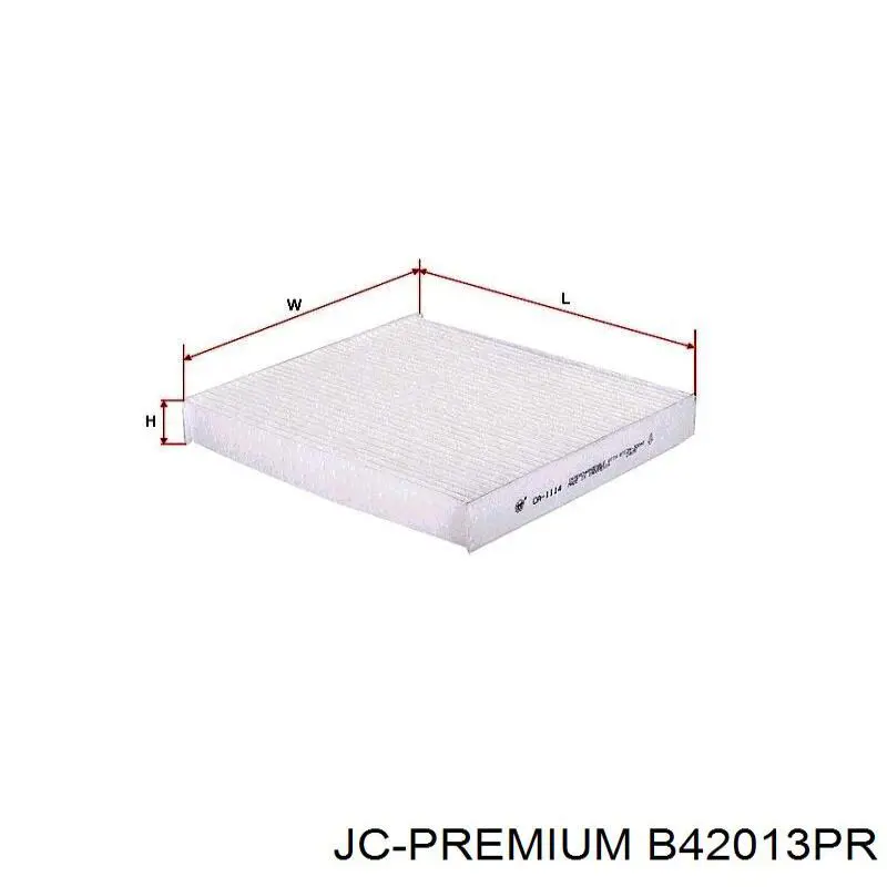 Купити B42013PR JC Premium Фільтр салону вугільний