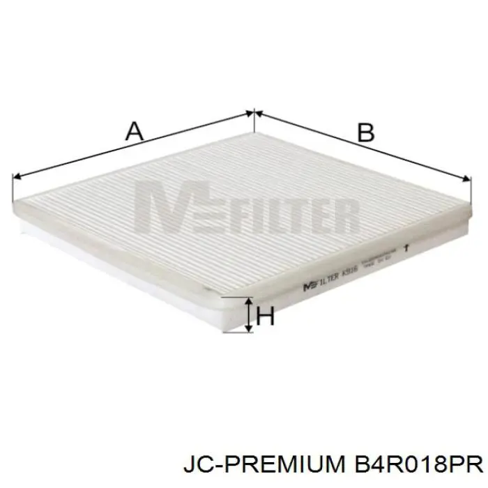 Купити B4R018PR JC Premium Фільтр салону вугільний