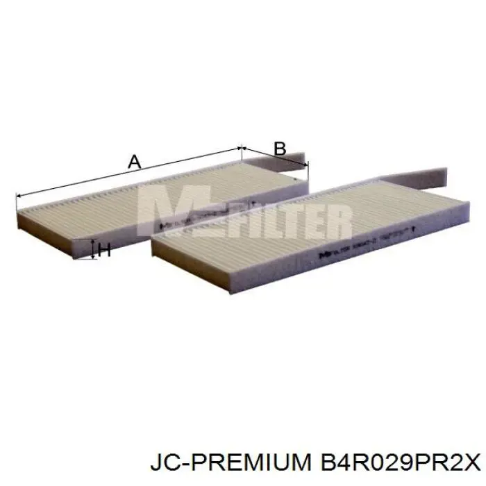 Паливний фільтр B4R029PR2X JC Premium