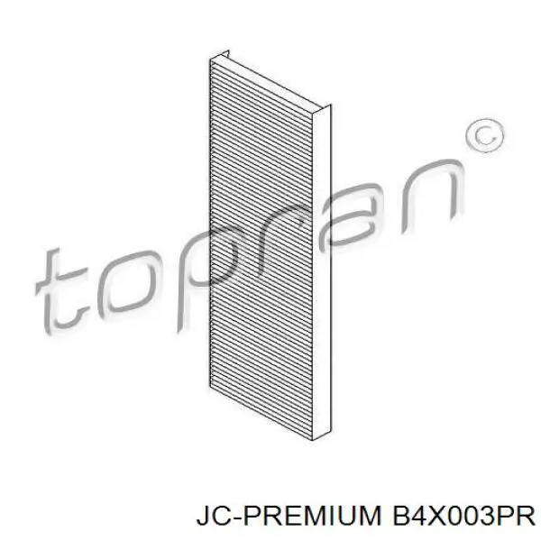 Купити B4X003PR JC Premium Фільтр салону вугільний