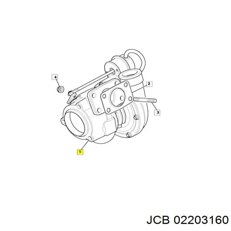 Турбіна 02203160 JCB