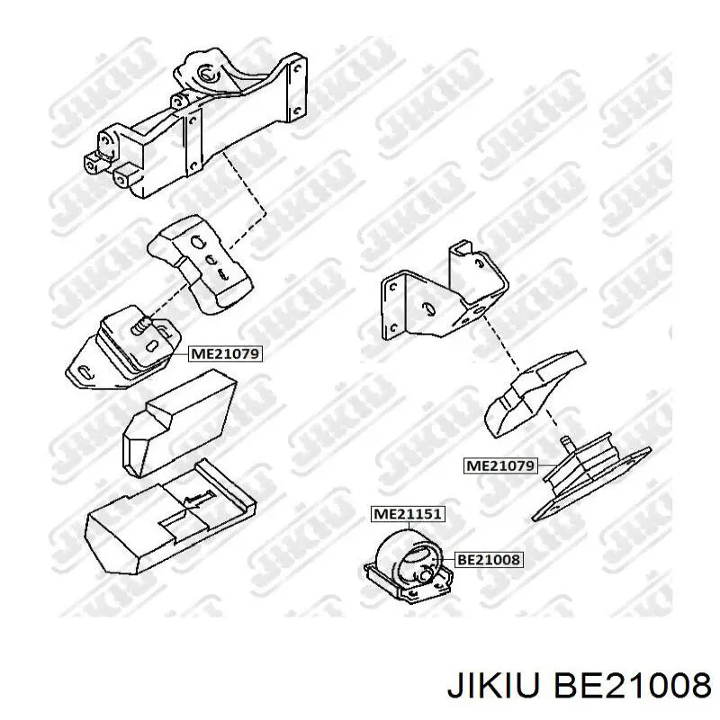 Подушка (опора) двигуна, задня RBI T11650 ціна, від 54.99 USD