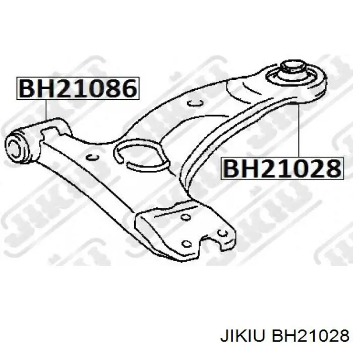 BH21028 Jikiu сайлентблок переднього нижнього важеля
