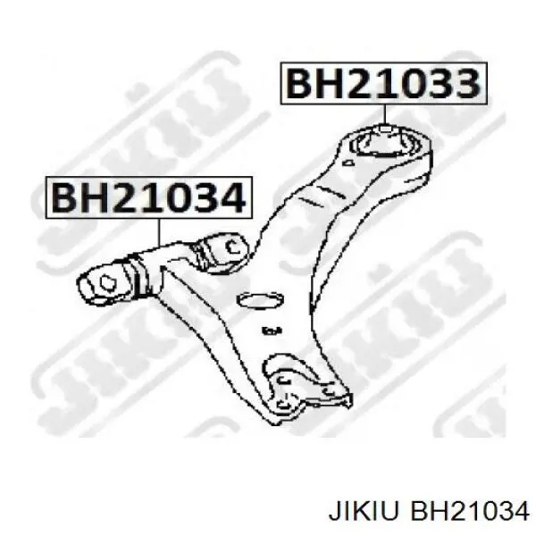 BH21034 Jikiu Сайлентблок переднього нижнього важеля