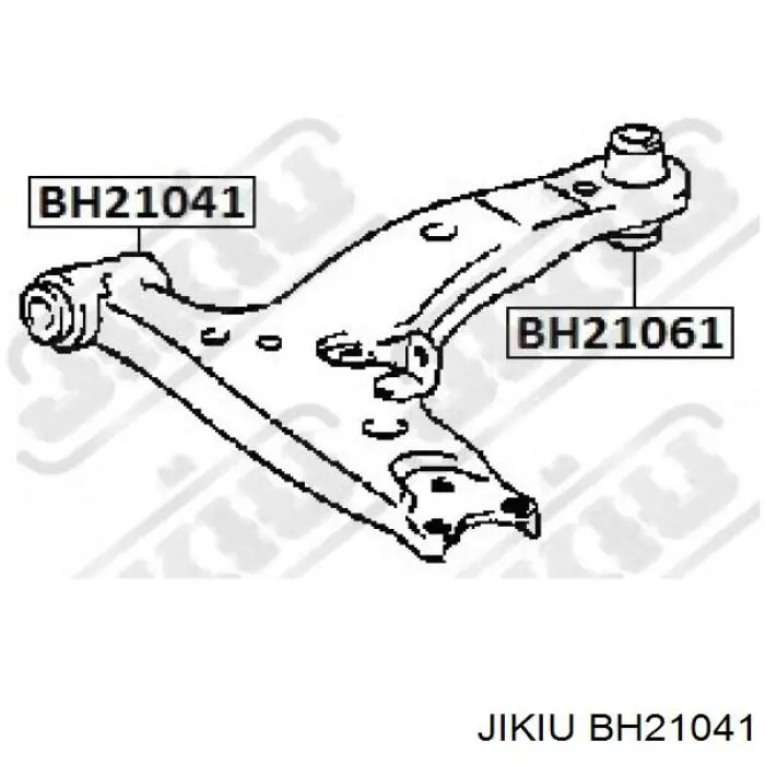 Сайлентблок переднього нижнього важеля BH21041 Jikiu