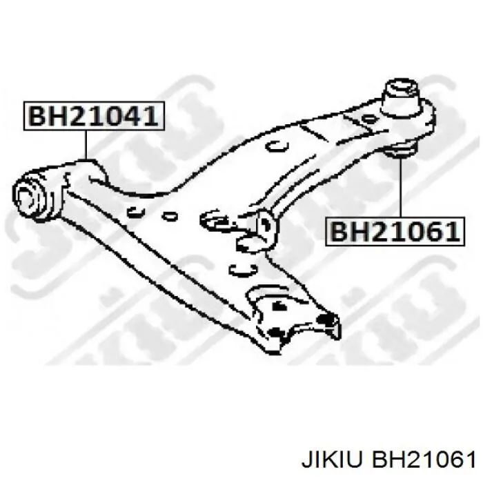 BH21061 Jikiu сайлентблок переднього нижнього важеля