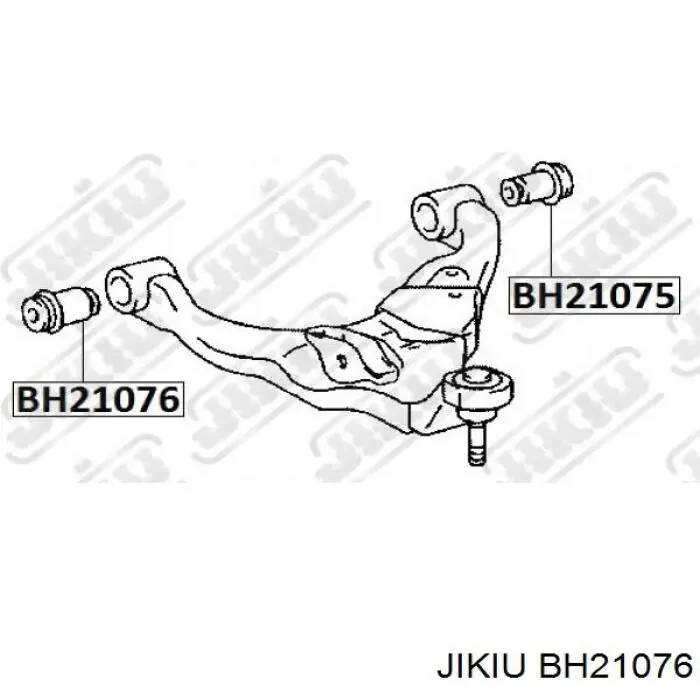 Купити BH21076 Jikiu Сайлентблок передньої підвіски