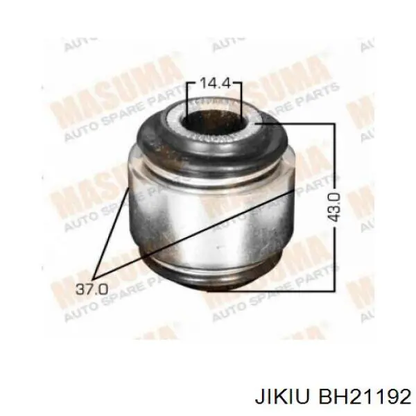 Сайлентблок цапфи задньої Jikiu BH21192 ціна, від 6.83 USD