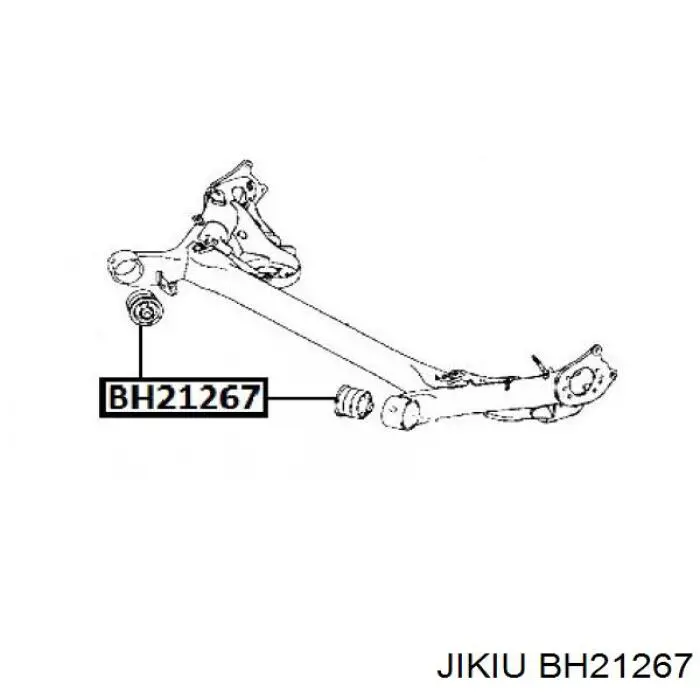 Купити BH21267 Jikiu Сайлентблок задньої балки