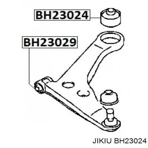 Купити BH23024 Jikiu Сайлентблок передньої підвіски
