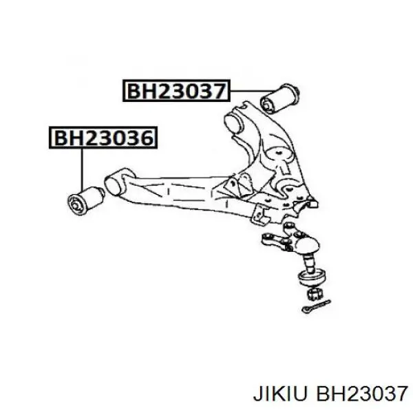 Важіль передньої підвіски верхній, лівий BH23037 Jikiu