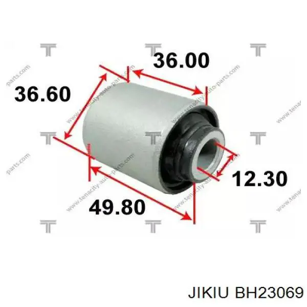 Купити BH23069 Jikiu Сайлентблок цапфи задньої