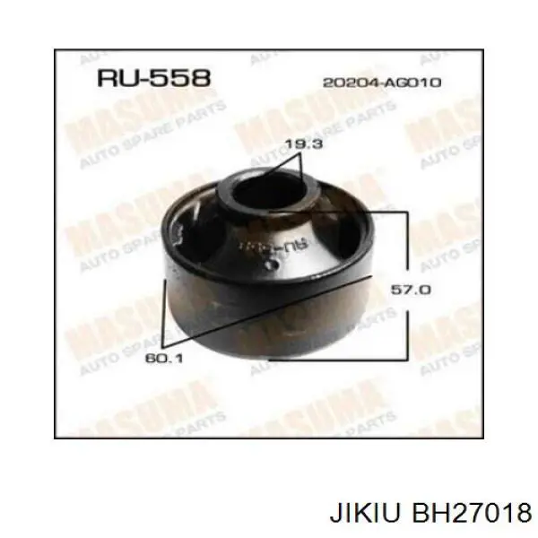 Сайлентблок нижнього важеля передньої підвіски Jikiu BH27018 ціна, від 17.73 USD