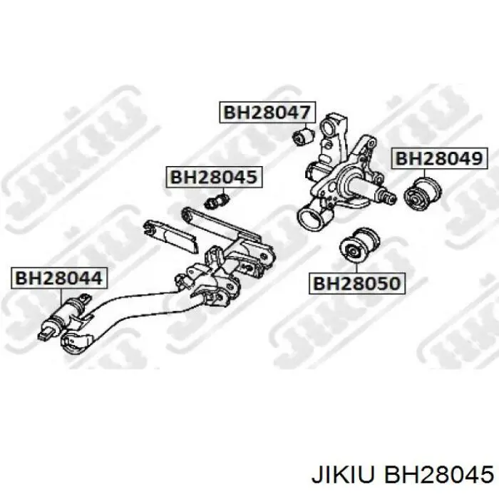 BH28045 Jikiu Сайлентблок задньої тяги