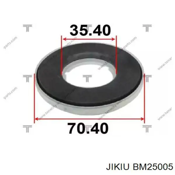 Підшипник опорний амортизатора, переднього Jikiu BM25005 ціна, від 15.16 USD
