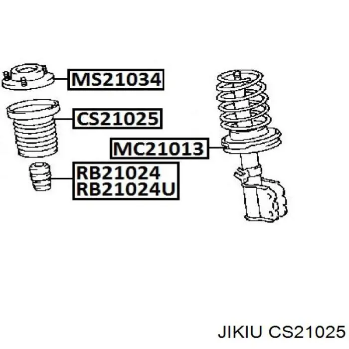 Пильник амортизатора переднього Toyota 4815733020 ціна, від 10.26 USD