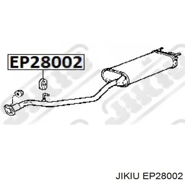 Подушка кріплення глушника EP28002 Jikiu