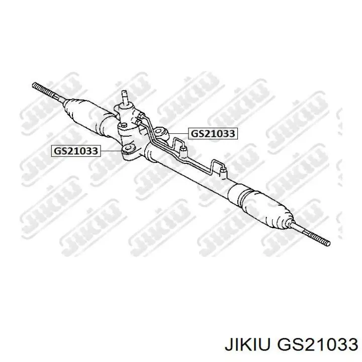 Сайлентблок кріплення рульової рейки 4551620080 Toyota