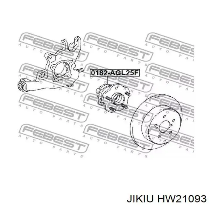Маточина колеса передня Q-fix Q1300597 ціна, від 87.74 USD