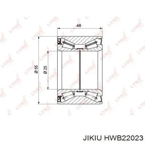 Підшипник маточини задньої Jikiu HWB22023 ціна, від 15.40 USD