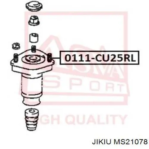 Купити MS21078 Jikiu Опора амортизатора заднього, лівого