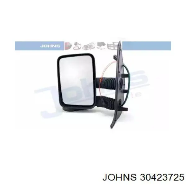 Ліве бічне дзеркало Fiat/Alfa/Lancia 1314493080 ціна, від 16.20 USD