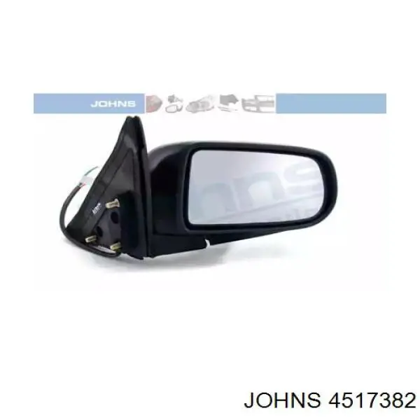 Праве бічне дзеркало Mazda GE6V69120G03 ціна, від 111.19 USD