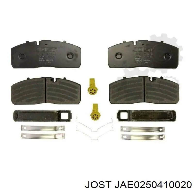 Купити JAE0250410020 Jost Задні колодки