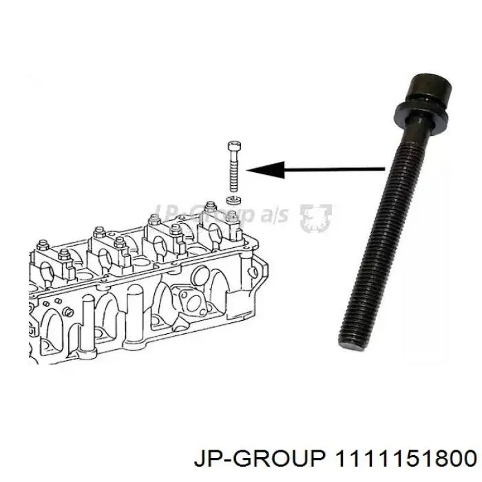 Купити 1111151800 JP Group Болт гбц