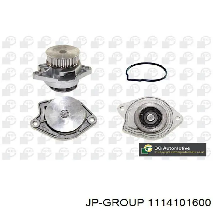 Помпа охолодження JP Group 1114101600 ціна, від 30.06 USD