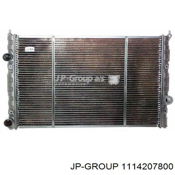1114207800 JP Group радіатор охолодження двигуна