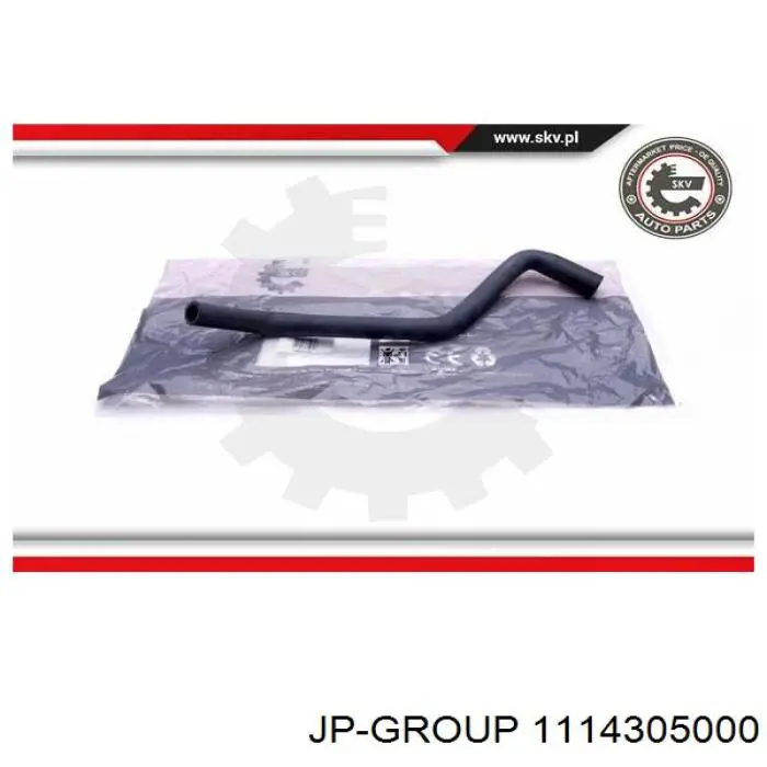 1114305000 JP Group шланг радіатора опалювача/пічки, подача