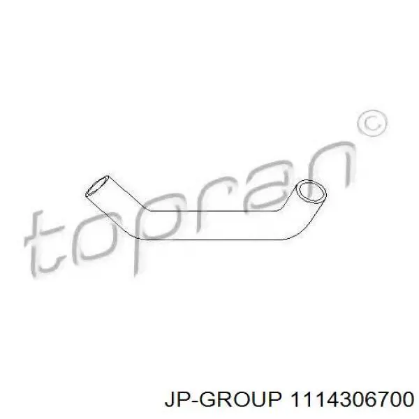 Шланг/патрубок радіатора охолодження, нижній JP Group 1114306700 ціна, від 6.37 USD