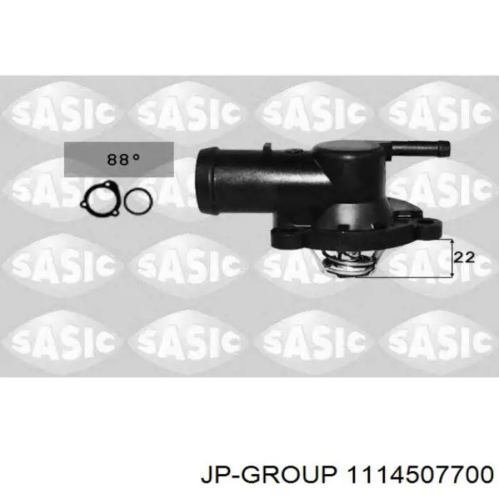 Кожух термостата JP Group 1114507700 ціна, від 17.20 USD