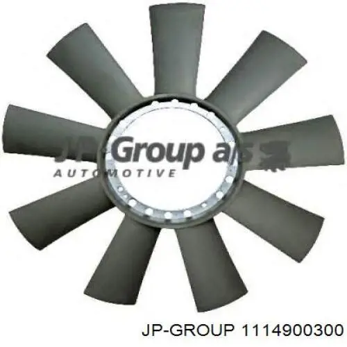 Вентилятор/крильчатка радіатора охолодження JP Group 1114900300 ціна, від 14.69 USD