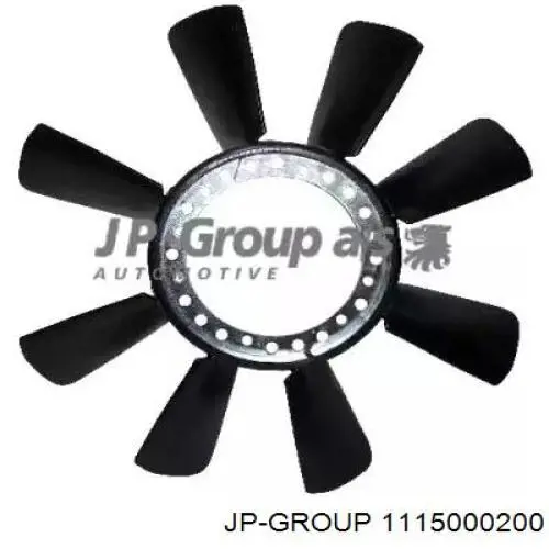 Кронштейн двигуна вентилятора охолодження на дифузорі 1115000200 JP Group