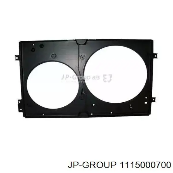 1115000700 JP Group дифузор (кожух радіатора охолодження)