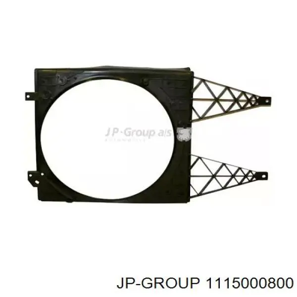 1115000800 JP Group Дифузор (кожух) радіатора кондиціонера