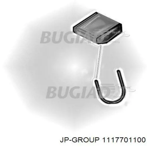 Шланг/патрубок интеркуллера 1117701100 JP Group