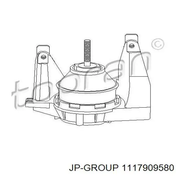 Права подушка двигуна JP Group 1117909580 ціна, від 31.47 USD