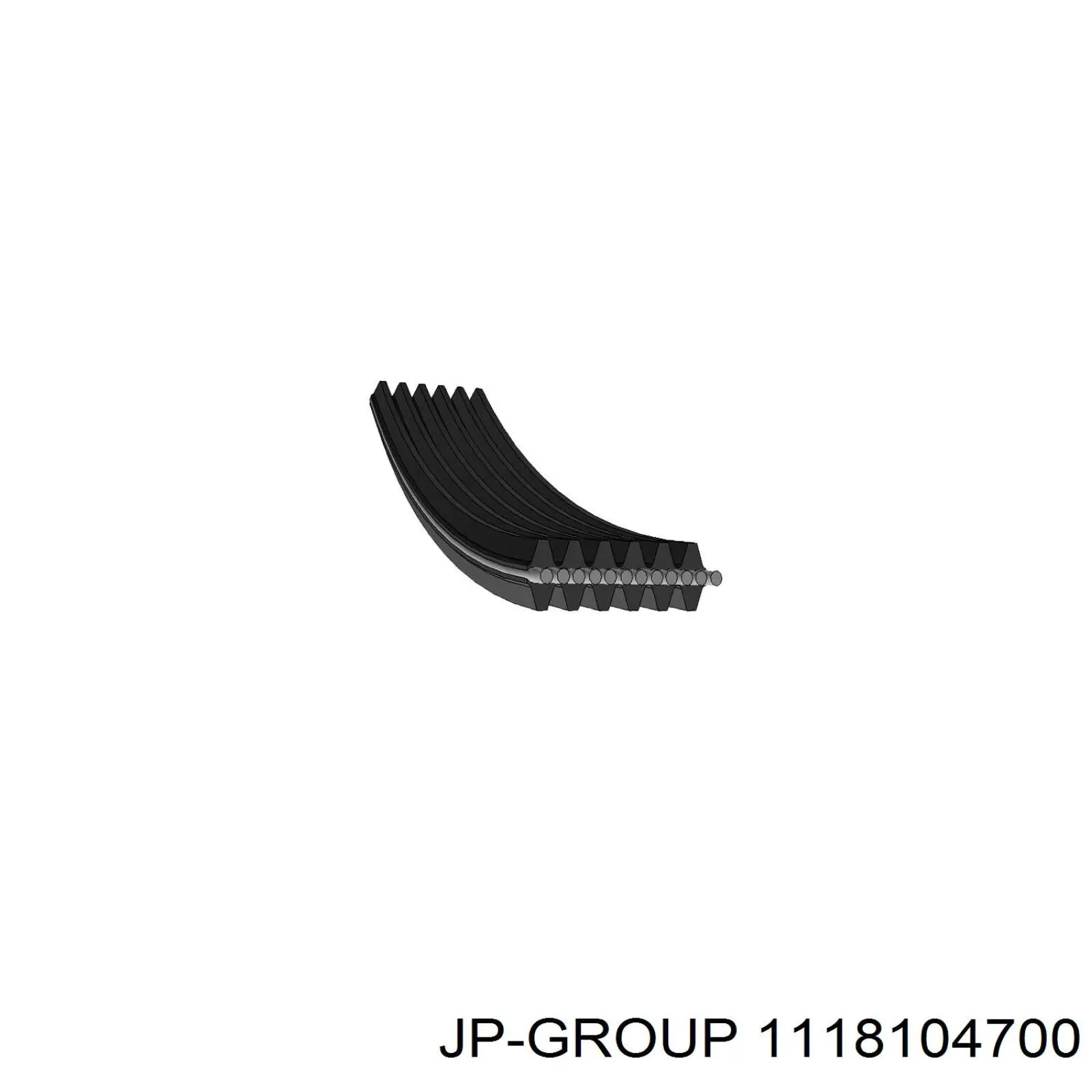 Ремінь приводний, агрегатів 1118104700 JP Group