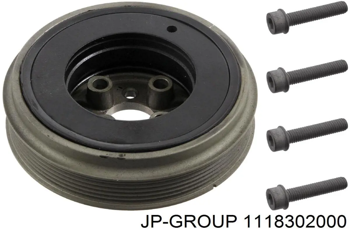 Шків колінвала (демпфер ) JP Group 1118302000 ціна, від 14.58 USD