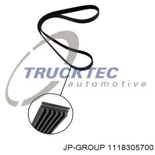 Натяжний ролик 1118305700 JP Group